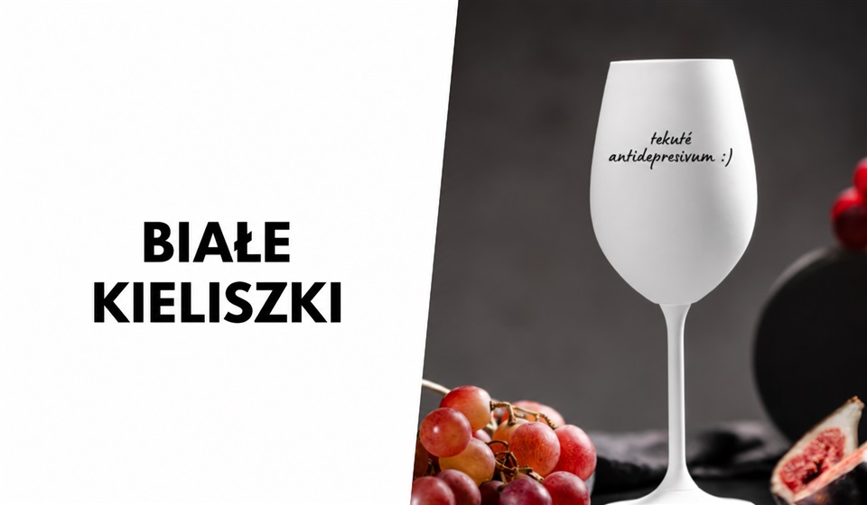 Białe kieliszki