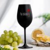 Černá sklenička na víno 350ml - PAN DOKONALÝ