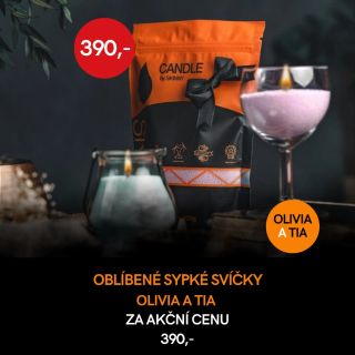 AKČNÍ JARNÍ SVÍČKY! 🕯️🌷 Olivia 🍋 – svěží citrus, probudí tě a voní jarem Tia 🌸 – jemná květinově-pudrová jako čerstvé...