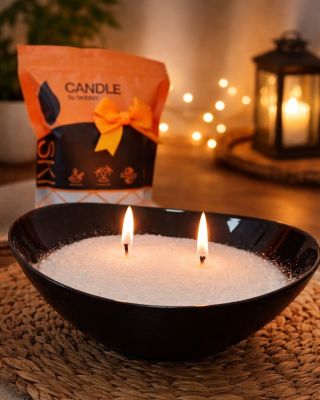 🕯️✨ Candle by Skinny – jednoduchost, která zahřeje ✨ Stačí miska, sypká svíčka a dva knoty… a rázem máte dokonalou...