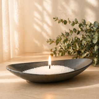 Maximální zážitek. 🤍✨ Sypká svíčka Olivia od Candle by Skinny Vůně, která se rozvíjí postupně: 🍋 limetka & 🍊 mandarinka 🌿...
