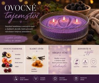 💜 OVOCNÉ TAJEMSTVÍ 💜 Švestka, broskev, lesní ovoce a višeň… a na závěr sladká vanilka s karamelem. 🍑🍒 Ovocná vůně, která...