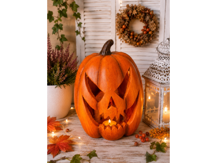 Dýně halloweenská