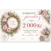 Dárkový poukaz v hodnotě 2000 Kč