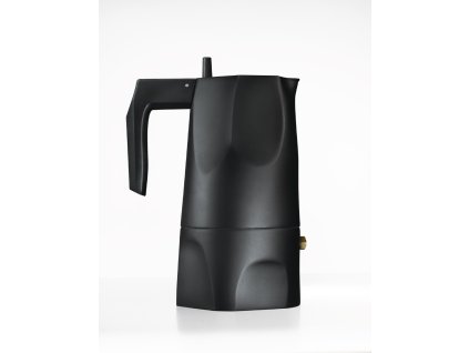 Aparat pentru espresso Ossidiana, negru, diam. 12 cm - Alessi
