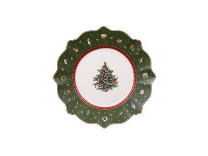 Dezertní talíř, zelený, průměr 24 cm, kolekce Toy's Delight Villeroy & Boch 1