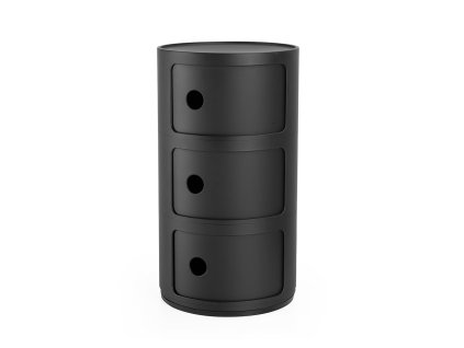 Kartell Componibili 4988 schwarz matt