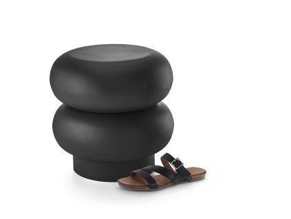 257010 CHARLY Hocker schwarz