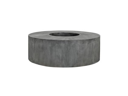 Ghiveci rotund cu scaune Jumbo, gri, dimensiuni multiple - ghivece ceramice
