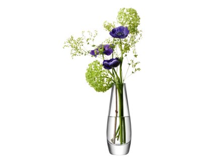 14273 lsa flower single stem vaza sklenena 17cm cira handmade