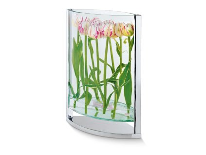Vază de sticlă Decade 2 mărimi - Philippi (Rozměry 35 cm)