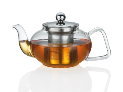 Ceainic TIBET cu volumul de la 0,4 L, sticlă/inox - Küchenprofi (Objem 1,2 l)