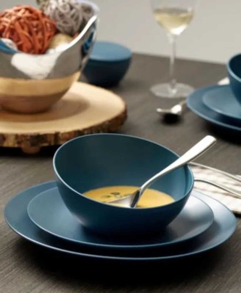 Set vase de ceramică Orbit - Aurora Blue 4 buc - Nambé