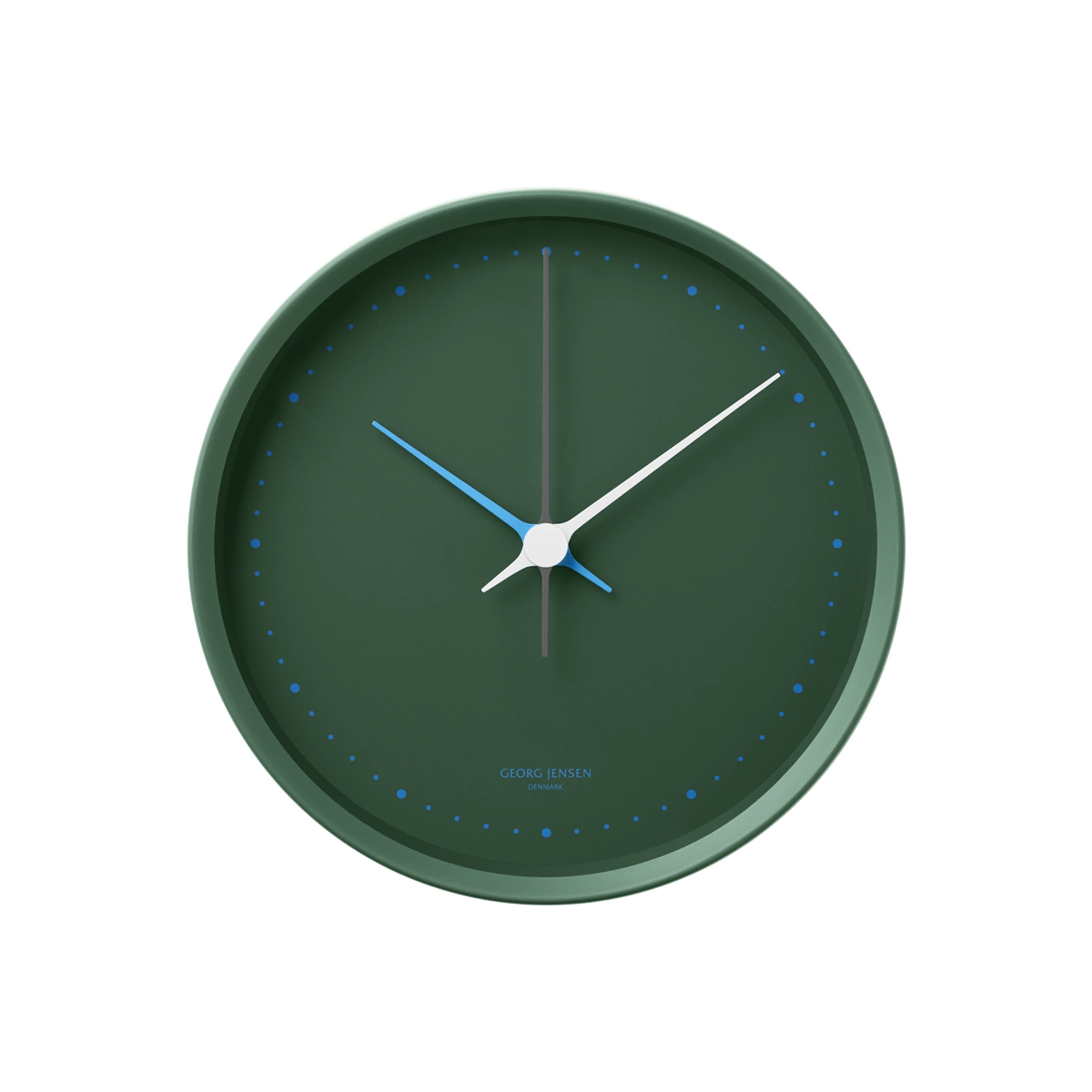 Ceas de perete Henning Koppel 22cm, verde mat - Georg Jensen