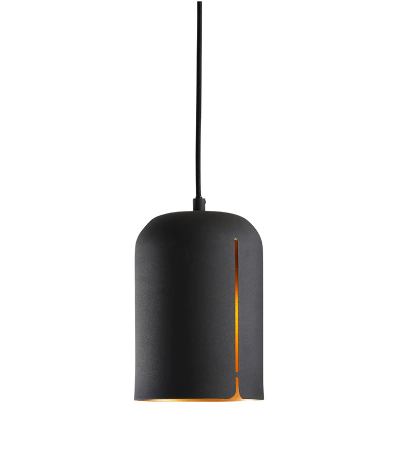 Lampă Gap scurtă 2 variante - Woud Variantă: metal negru cu cupru în interior