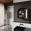 Danish Fuel Unisex Cabinet Nano Black Bathroom right view open