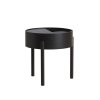 Arc side table black