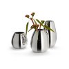 240030 anais grosse moderne chrome vase blumenvase metalvase 1