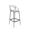 Scaun pentru bar A.I. STOOL RECYCLED, î. 75 cm, diferite culori - Kartell (Barva alb)
