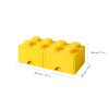Cutie depozitare 8 cu sertare, variante multiple - LEGO (Culoare roșu)
