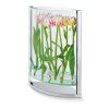 Vază de sticlă Decade 2 mărimi - Philippi (Dimensiuni 30 cm)