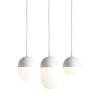 Abajur "dot", mic, 2 variante - Woud (Varianta metal negru, sticlă opală)