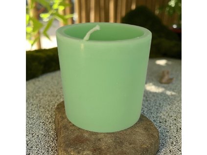 Spirálová sójová svíčka – NEON GREEN APPLE HIT! 🍏💚