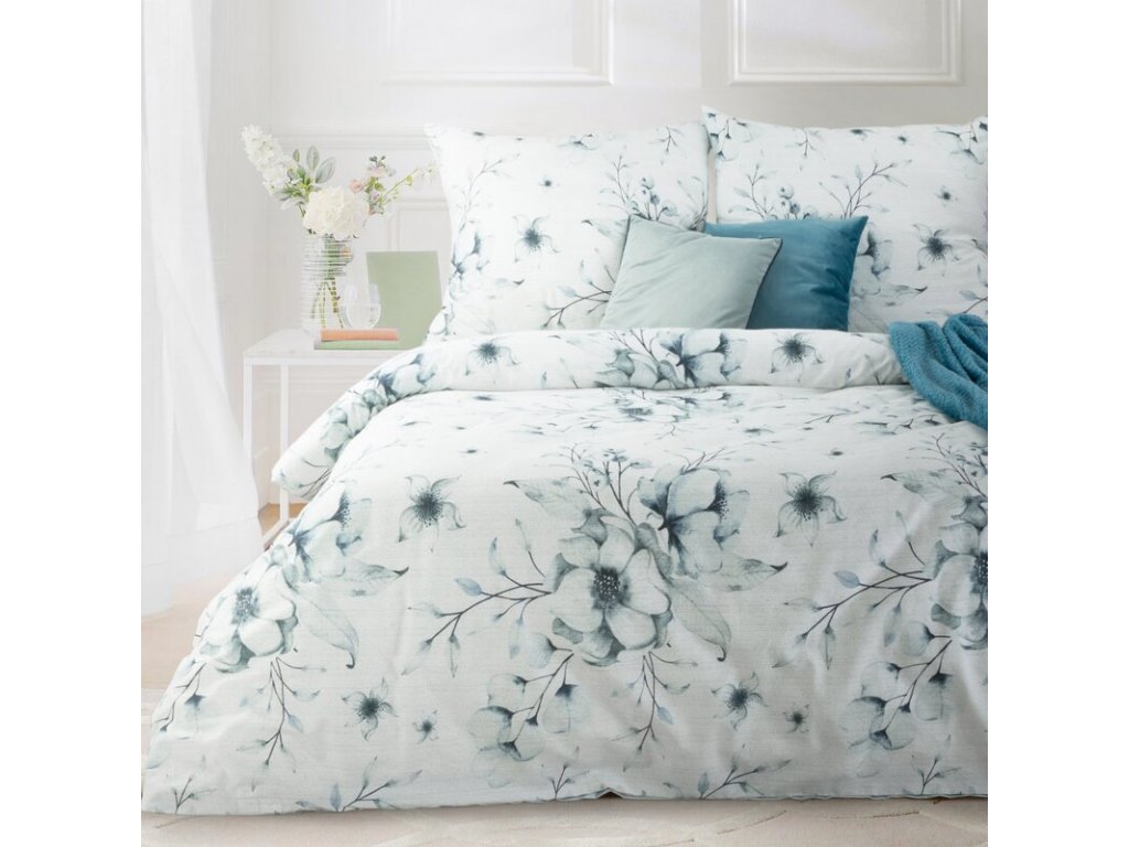 Bavlnená posteľná súprava s potlačou 160 cm x 200 cm viacfarebná 100 % bavlna