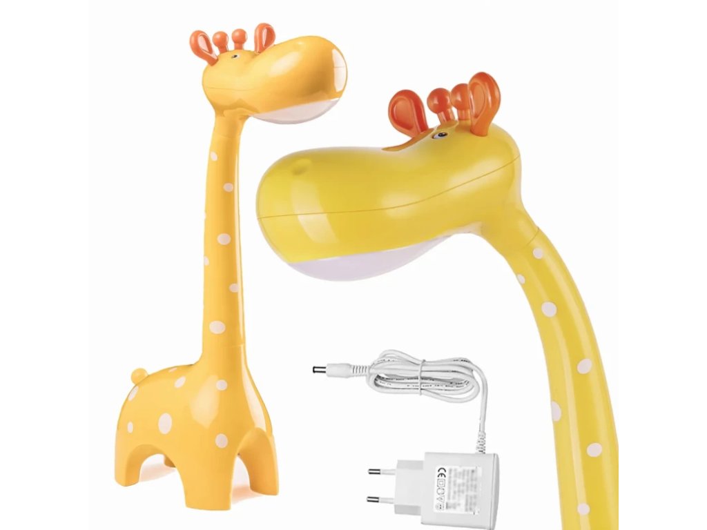 lampka biurkowa LED zyrafa produkt bok zblizenie
