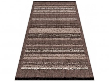 89941 modne vinylovy koberec tkanina vzor hnedy