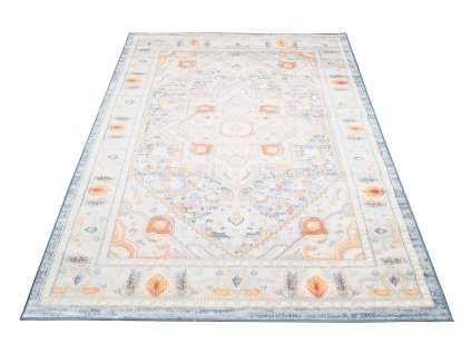 Kusový koberec 4464A D.modrý / L.modrý MIA (Rozmer 140x190)