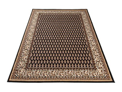 Kusový koberec C512F čierny/krémový BALI PP (Rozmer 200x300)
