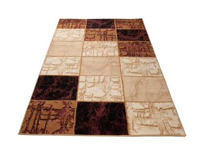 Kusový koberec K853A horčicový CHEAP PP BGX (Rozmer 250x350)