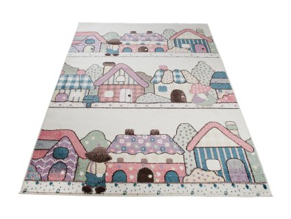 Kusový koberec V043A krémový HAPPY EBR (Rozmer 200x290)