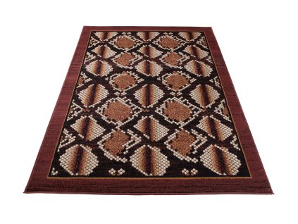 Kusový koberec K873A čierny CHEAP PP BGX (Rozmer 80x150)