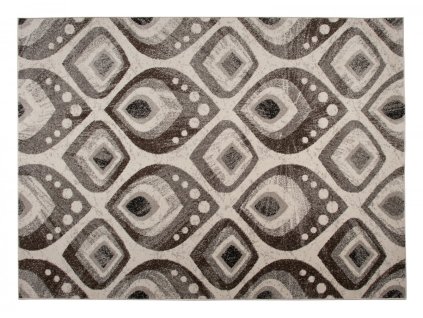 Kusový koberec E330A biely SUMATRA (Rozmer 120x170)