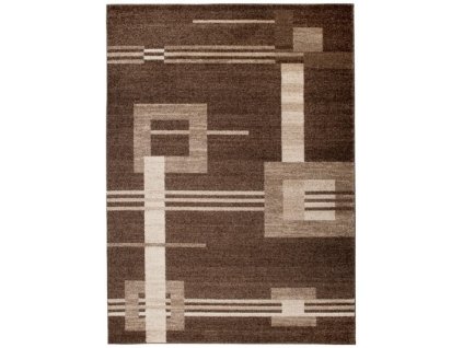 Kusový koberec 3441A DARK hnedý RASTA (Rozmer 160x220)