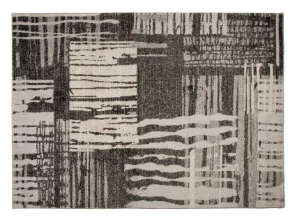 Kusový koberec E237A čierny RASTA (Rozmer 140x200)