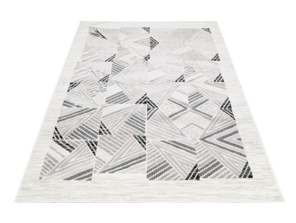 Kusový koberec 6343A krémový / L.sivý GRACE (Rozmer 120x170)