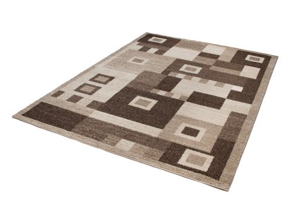 Kusový koberec 3431A DARK béžový RASTA (Rozmer 80x150)