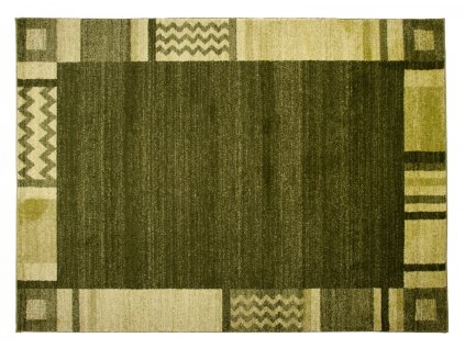 Kusový koberec 3432A DARK zelený RASTA (Rozmer 80x150)
