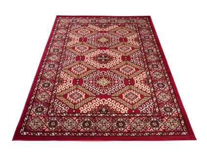 Kusový koberec C031B červený EUFRAT ESM (Rozmer 200x300)