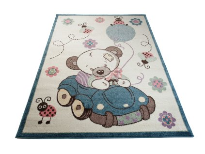 Kusový koberec V021A krémový HAPPY EBR (Rozmer 140x200)