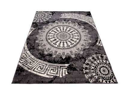 Kusový koberec K870A DARK sivý CHEAP PP CRM (Rozmer 300x400)