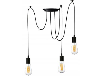 lampa sufitowa wiszaca pajak 3x e27 zyrandol led big