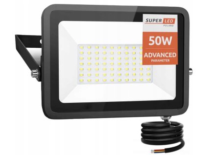 halogen led naswietlacz reflektor 50w ip65 slim premium mocny superled big