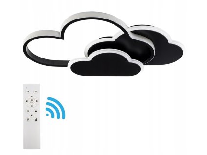 lampa sufitowa led plafon zyrandol chmurki pilot big