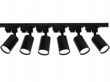 zestaw szynoprzewod szyna 2m 6x lampa gu10 led big