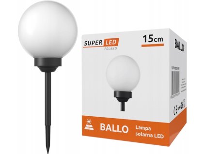 lampa ogrodowa led solarna kula biala 15 cm big