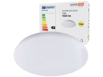 lampa sufitowa panel led plafon 12w 4000k superled big